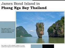 James bond island in phang nga bay thailand