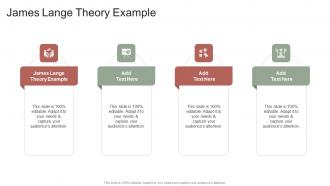 James Lange Theory Example In Powerpoint And Google Slides Cpb