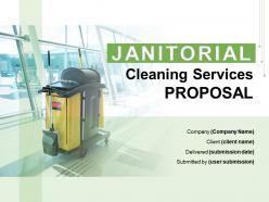 Janitorial Cleaning Services Proposal Powerpoint Presentation Slides