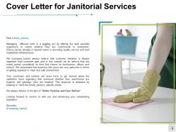 Janitorial Services Proposal Template Powerpoint Presentation Slides