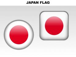 Japan country powerpoint flags