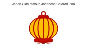 Japan Gion Matsuri Japanese Colored Icon In Powerpoint Pptx Png And Editable Eps Format