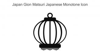 Japan Gion Matsuri Japanese Monotone Icon In Powerpoint Pptx Png And Editable Eps Format