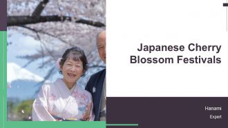 Japanese Cherry Blossom Festivals PPT Template AT