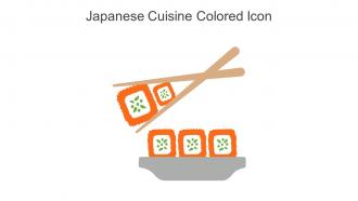 Japanese Cuisine Colored Icon In Powerpoint Pptx Png And Editable Eps Format