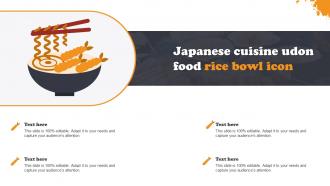 Japanese Cuisine Udon Food Rice Bowl Icon