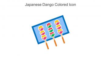 Japanese Dango Colored Icon In Powerpoint Pptx Png And Editable Eps Format