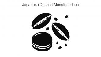 Japanese Dessert Monotone Icon In Powerpoint Pptx Png And Editable Eps Format