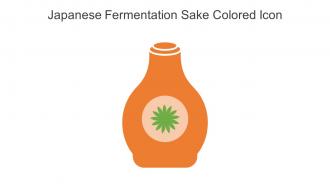 Japanese Fermentation Sake Colored Icon In Powerpoint Pptx Png And Editable Eps Format