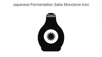 Japanese Fermentation Sake Monotone Icon In Powerpoint Pptx Png And Editable Eps Format