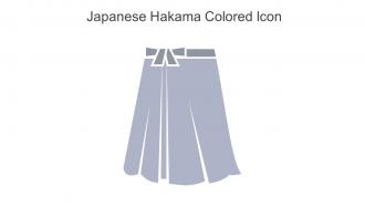 Japanese Hakama Colored Icon In Powerpoint Pptx Png And Editable Eps Format