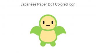 Japanese Paper Doll Colored Icon In Powerpoint Pptx Png And Editable Eps Format