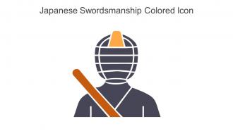 Japanese Swordsmanship Colored Icon In Powerpoint Pptx Png And Editable Eps Format