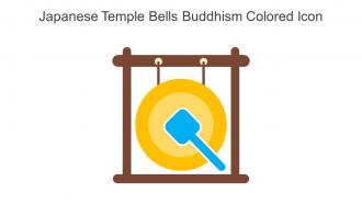 Japanese Temple Bells Buddhism Colored Icon In Powerpoint Pptx Png And Editable Eps Format