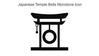 Japanese Temple Bells Monotone Icon In Powerpoint Pptx Png And Editable Eps Format