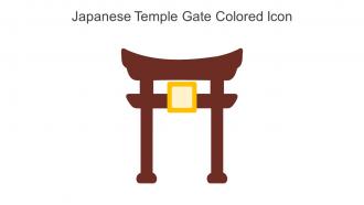 Japanese Temple Gate Colored Icon In Powerpoint Pptx Png And Editable Eps Format