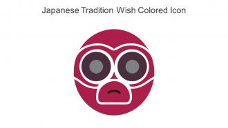 Japanese Tradition Wish Colored Icon In Powerpoint Pptx Png And Editable Eps Format