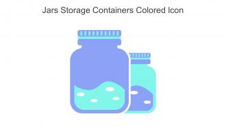 Jars Storage Containers Colored Icon In Powerpoint Pptx Png And Editable Eps Format