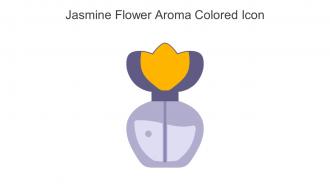 Jasmine Flower Aroma Colored Icon In Powerpoint Pptx Png And Editable Eps Format