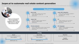 Jasper Ai To Automate Real Estate Content How To Use ChatGPT In Real Estate ChatGPT SS