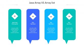 Java array vs array list ppt powerpoint presentation infographic template show cpb