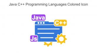 Java C Plus Plus Programming Languages Colored Icon In Powerpoint Pptx Png And Editable Eps Format