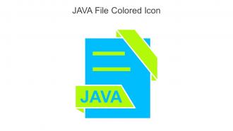 JAVA File Colored Icon In Powerpoint Pptx Png And Editable Eps Format