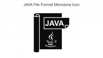 JAVA File Format Monotone Icon In Powerpoint Pptx Png And Editable Eps Format