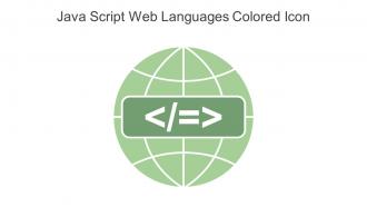 Java Script Web Languages Colored Icon In Powerpoint Pptx Png And Editable Eps Format
