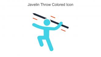 Javelin Throw Colored Icon In Powerpoint Pptx Png And Editable Eps Format