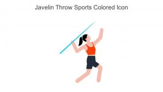 Javelin Throw Sports Colored Icon In Powerpoint Pptx Png And Editable Eps Format
