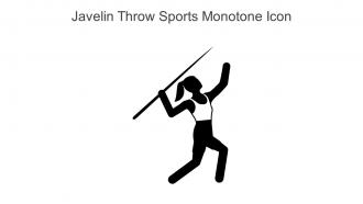 Javelin Throw Sports Monotone Icon In Powerpoint Pptx Png And Editable Eps Format