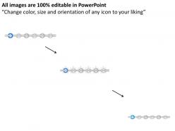 Jb six staged linear marketing process flow diagram powerpoint template