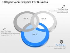 Jc 3 staged venn graphics for business powerpoint template