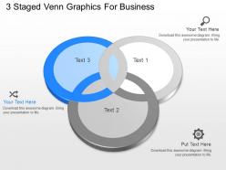 Jc 3 staged venn graphics for business powerpoint template