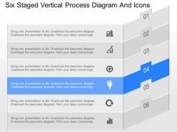 Jd six staged vertical process diagram and icons powerpoint template