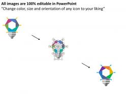 4706576 style cluster hexagonal 6 piece powerpoint presentation diagram infographic slide