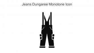 Jeans Dungaree Monotone Icon In Powerpoint Pptx Png And Editable Eps Format