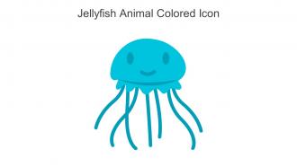 Jellyfish Animal Colored Icon In Powerpoint Pptx Png And Editable Eps Format