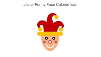 Jester Funny Face Colored Icon In Powerpoint Pptx Png And Editable Eps Format