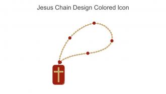 Jesus Chain Design Colored Icon In Powerpoint Pptx Png And Editable Eps Format