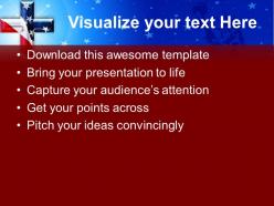 Jesus christ god powerpoint templates cross with usa flag americana editable ppt presentation