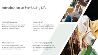 Jesus Promises Everlasting Life PPT Presentation AT Aesthatic Template