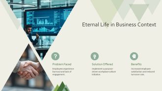 Jesus Promises Everlasting Life PPT Presentation AT Pre designed Template