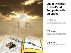 Jesus religion powerpoint template with all slides