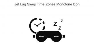 Jet Lag Sleep Time Zones Monotone Icon In Powerpoint Pptx Png And Editable Eps Format