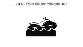 Jet Ski Water Scooter Monotone Icon In Powerpoint Pptx Png And Editable Eps Format
