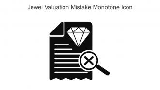 Jewel Valuation Mistake Monotone Icon In Powerpoint Pptx Png And Editable Eps Format