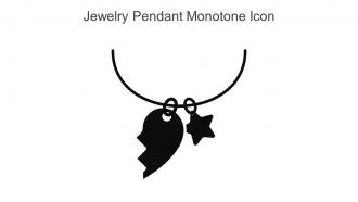 Jewelry Pendant Monotone Icon In Powerpoint Pptx Png And Editable Eps Format