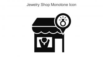 Jewelry Shop Monotone Icon In Powerpoint Pptx Png And Editable Eps Format